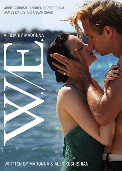 Capa do DVD e Blu-ray do filme W.E. de Madonna